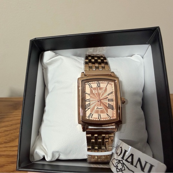 Invicta Rose Gold Rectangular Watch - Picture 5 of 8
